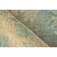 thumbnail image 4 of Exquisite Rugs Antique Weave Oushak Blue/Light Brown New Zealand Wool Hand-Knotted Area Rug, 4 of 6