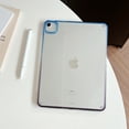 thumbnail image 6 of Allytechgroup Clear Case for Apple iPad 11th 11" 2025/ iPad 10th Generation 10.9" 2022, Acrylic Gradient Color Anti-Yellow Slim Fit Lightweight Minimalist Tablet Case Cover for iPad 11 10, Blue+Black, 6 of 9