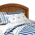 thumbnail image 3 of Evon Twin Captain Bed w Trundle-White-Oak Brown-Nautical Coastal Theme, 3 of 7