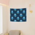 thumbnail image 3 of Kdxio Blue Owl Wall Hanging Tapestries Banner For Bedroom College Dorm Home Living Room Party Decor 29X37 In, 3 of 8