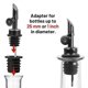 thumbnail image 3 of Liquor Pour Spout for Bottles, Hygienic Quick Bottle Pourer with Adapters for Large Neck Bottles, A, 3 of 5