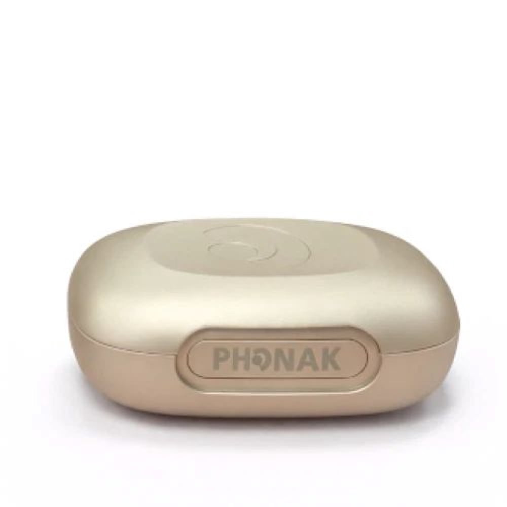 Phonak Audéo 両耳 充電ケース付 美品 Phonak Hearing Aid Case, Small, Venture Style, Rubber Interior