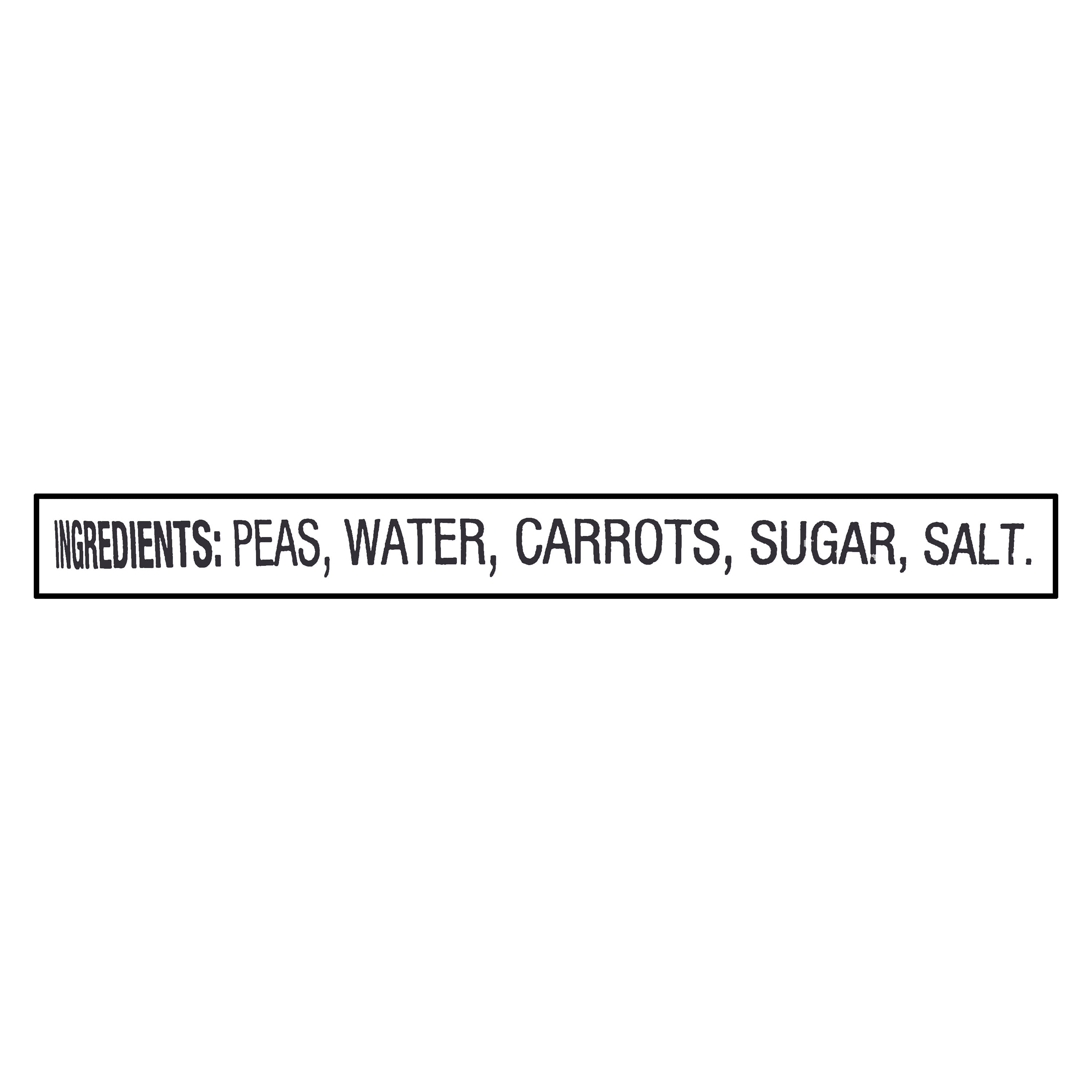 Great Value Peas & Diced Carrots, 8.5 oz Can
