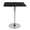 Black, variant on Modern Home Zeta Contemporary Adjustable Height 24" Bar Table (Red)