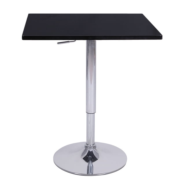 Zeta Contemporary Adjustable Bar Table - Black Licorice