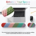 thumbnail image 2 of LC-dolida 2 Pack Wrist Rest for Keyboard and Mouse, Ergonomic Design Comfortable and Breathable Silicone Material for Work Study Easy Typing and Hand Pain Relief, 2 of 7