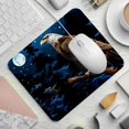thumbnail image 2 of Eagle 8.3x9.8 Inch Square Printed Desk Mat Mouse Pad for Office and Gaming, Non-Slip Rubber Bottom, 2 of 6