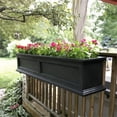 thumbnail image 4 of Pemberly Row 5ft Traditional Plastic Window Box in Black Finish, 4 of 9