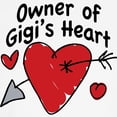 thumbnail image 3 of CafePress - OWNER OF GIGI's HEART Kids Light T Shirt - Light T-Shirt Kids XS-XL, 3 of 4