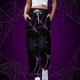 thumbnail image 2 of gakvbuo halloween sweatpants for women High Waiste Cinch Bottom Baggy cargo sweatpants for women with Pockets Athletic Fit Workout Active Joggers Pants Lounge Trousers Long Leg Pants, 2 of 4