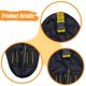 thumbnail image 4 of Bolsa portaherramientas, mini organizador de bolsillo, resistente al desgaste, desmontable, para herramientas de electricista, ideal para delantales Amarillo, 4 of 5