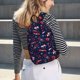 thumbnail image 5 of Disketp Winter Sports Fun Pattern print Canvas Backpack Lightweight Travel Daypack Student Rucksack Laptop Backpack-Small, 5 of 5