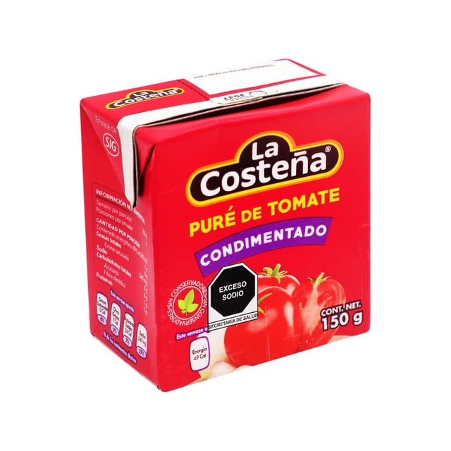 Pack de 24 Puré de tomate La Costeña Condimentado de 150g La Costeña Condimentado 150g