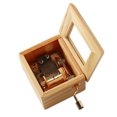thumbnail image 2 of Caja de música, caja de música con manivela, caja de música con manivela de madera, caja musical con manivela, innovación moderna, 2 of 14