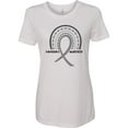 thumbnail image 3 of Inktastic Parkinson's Awareness Ribbon Rainbow Women's T-Shirt, 3 of 5