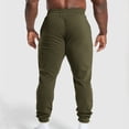 thumbnail image 7 of Men's Casual Pants Men's Pants Lightweight Slacks Knit Athletic Sweatpants For Men Army Green M, 7 of 7