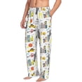 thumbnail image 6 of Logiee New York Print Pajama Pants for Men,Men’s Pajama Bottoms,Mens PJ Pants with Pockets & Button Fly-3X-Large, 6 of 6