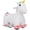 White, variant on 6V Kids Electric Ride on Animal Tyrannosaurus with Music, Forward, PU Wheels, Foot Pedal for Toddlers 18-36 Months, Blue