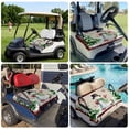 thumbnail image 6 of Golf Cart Seat Covers for 2 Seater,Christmas Snowman Microfiber Cart Seat Towel Blanket,Xmas Tree Snowflake Rustic Winter Absorbent Breathable Non Slip Bench Seats Protector for Golf Course 51"x31", 6 of 9