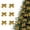 *New--Gold, variant on Christmas Atmosphere Maker! 12 Mini Bows - Versatile Decor for Xmas Tree & Gift Wrap, Full of Festive Ritual Sense