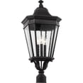 thumbnail image 2 of Feiss OL5428BK Cotswold Lane 27.5" 3-Light Outdoor Post Lantern in Black, 2 of 2