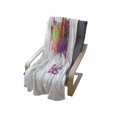 thumbnail image 4 of Boston Soft Flannel Fleece Throw Blanket, Splashed Watercolor Ink Splattered Design of Skyline with Drippy Paintings, Cozy Plush for Indoor and Outdoor Use, 60" x 80", Multicolor, by Ambesonne, 4 of 6