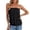 a-Black523120, variant on Womens Solid Color Strapless Tube Top With Banded Hem Loose Fit Casual Sleeveless Blouse For Summer Everyday Wear Night Out Black L