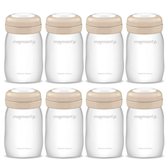 Biberón Maymom, cuello ancho, almacenamiento de leche materna, paquete de 160 ml