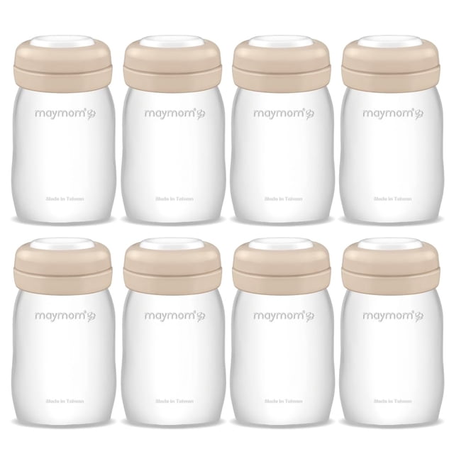 Biberón Maymom, cuello ancho, almacenamiento de leche materna, paquete de 160 ml