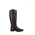 thumbnail image 2 of INC Womens Fawne Leather Knee-High Riding Boots Brown 6 Medium (B,M), 2 of 8