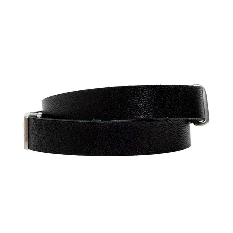 関税込 SAINT LAURENT Monogram leather bracelet Saint Laurent Monogram Black Leather Bracelet - Walmart.com