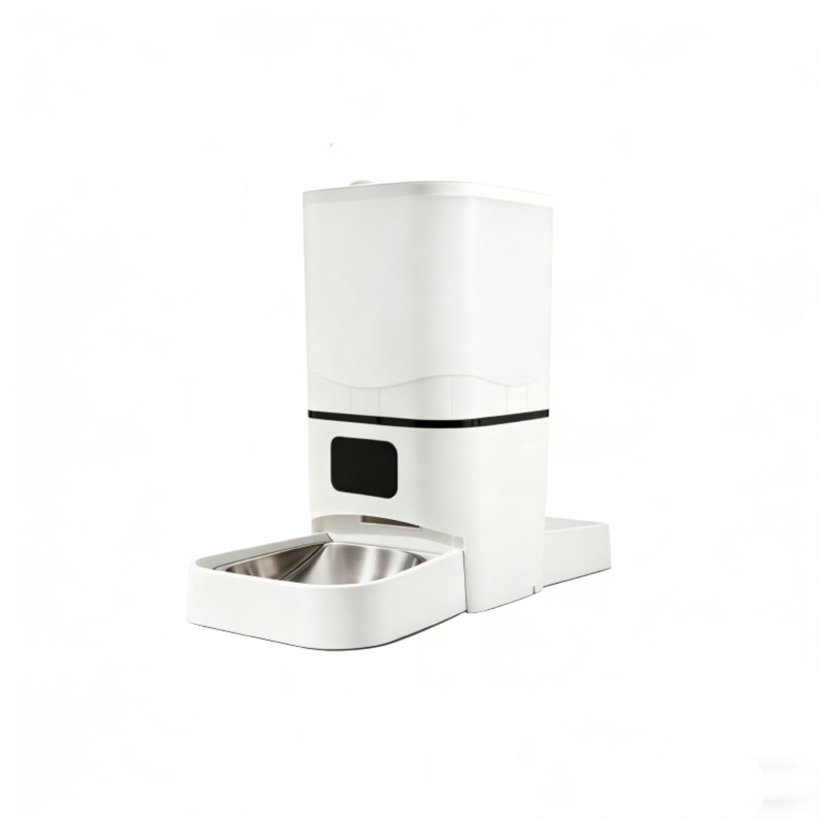 onlyliua 6L Double-Bowl Smart Pet Feeder For Dogs And Cats Automatic Dual Food Dispenser With Timer Portion Control App Remote Feeding Dual Trays Stainless Steel Bowls Multi-Pet Feeding Solution
