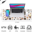 thumbnail image 5 of Long Mouse Pads for Desk,Halloween Decoration Pattern Desk Mats on Top Of Desks, Desk Mouse Pad Extra Large with 3mm Non-Slip Base and Stitched Edge for Gaming,Office,Work,Home 31.5"x11.8", 5 of 6