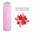 thumbnail image 2 of Lip Balm Containers, Lip Balm Tubes Empty, 20pcs Pink Empty Multifunctional Portable Lip Balm Container with Caps Push Wheels Lip Gloss Tubes for DIY Lipstick, 2 of 3