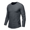 thumbnail image 5 of Vetsdori Long Sleeve Shirts for Men Sport Travel Pullover Breathable Winter Lightweight Plain Casual Crew Neck Mens Tshirts, 5 of 6