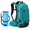 Lake Blue, variant on White 30L Ski And Snowboard Hydration Pack With 2L Water Reservoir