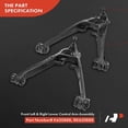 thumbnail image 5 of A-Premium Pair Front Lower Control Arm with Ball Joint Compatible with Chevrolet Silverado 1500 Tahoe Suburban Avalanche GMC Sierra 1500 Yukon Escalade, 5 of 8