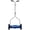 Blue Grey, variant on 16in Push Lawn Mower, Push Reel Lawn Mower, Blue Color