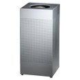 thumbnail image 1 of Rubbermaid Commercial Products RCP SC14EPLSM Réceptacle Carré Ouvert 24 Gallons - Argent Métallique, 1 of 1