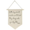 thumbnail image 1 of Los Niños Pequeños Nunca Deben Ser Enviados A La Cama; Siempre Se Despiertan Un Día Más Viejo - Lienzo Colgante Con Bandera, Cartel De Pared, Decoración, Regalo Para Bebés, Niños, Guardería, Habitació, 1 of 5