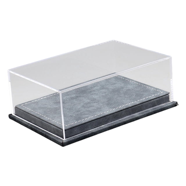 Vitrina para maquetas de coches, escala 1:64, para coches fundidos a presión, Arts Model Vehicles Gris