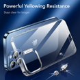 thumbnail image 3 of Chockeie Case Compatible with iPhone 13 Pro Max, Shock-Resistant High Transparency Silicone Slim Case, Yellowing-Resistant Slim TPU Cover, Transparent, 3 of 6