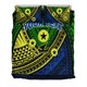 thumbnail image 3 of Juego de cama personalizado con motivos tribales de la provincia de Vanuatu Malampa - LT12, 3 of 6