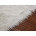 thumbnail image 4 of Cribun Super Soft White Fluffy Rug Faux Fur Area Rug, Fur Rugs for Bedroom, Fuzzy Carpet for Living Room, 50*50cm，white, 4 of 8