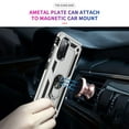 thumbnail image 2 of Compatible with Samsung Galaxy A51 4G Case Built-in 360 Ring Holder Kickstand, Extreme Protection Military Armor Magnetic Car Dual Layer Protective Heavy Duty Phone Cover,Silver, 2 of 6