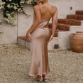 thumbnail image 5 of POINTERTECK Women‘s Long Bodycon Dress with Spaghetti Straps, 5 of 5