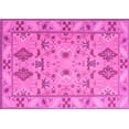 thumbnail image 1 of Ahgly Company Indoor Rectangle Persian Pink Traditional Area Rugs, 7' x 10', 1 of 4