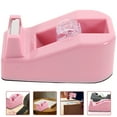 thumbnail image 2 of Miangastore 1Pcs Pink Tape Dispenser for Desktop with Refillable Feature Office Use, 2 of 9