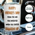 thumbnail image 2 of Step Dad Father Day Gifts, Funny Bonus Dad Tumbler with Lid 20 oz Stainless Steel, Happy Fathers Day Mug, Funny Gifts for Step Dad, 2 of 5