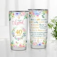 thumbnail image 4 of 40th Birthday Gifts for Women 20oz 40th Birthday Tumbler Ideas 1983 Birthday Gifts for 40 Year Old Woman Happy 40th Birthday Decorations for Her Daughter Bestie Friends Sister Mom Wife, 4 of 6